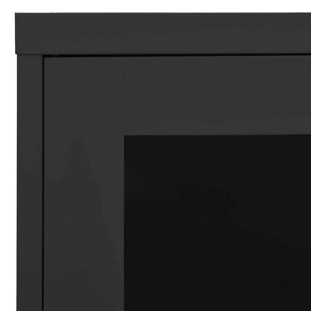 Büroschrank Weiß 90x40x70 cm Stahl