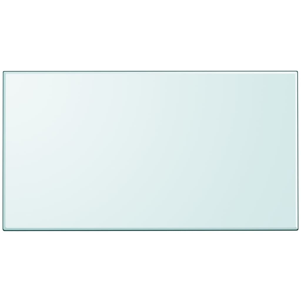 Tischplatte aus gehärtetem Glas quadratisch 700x700 mm