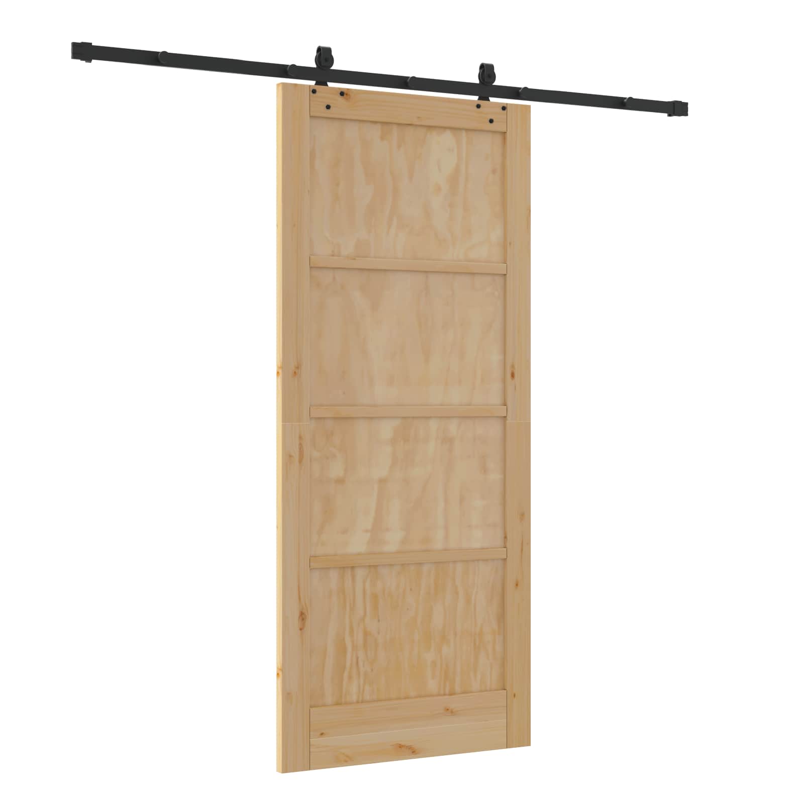 Schiebetür ORKDAL Natur 61 x 198,5 cm Massives Kiefernholz