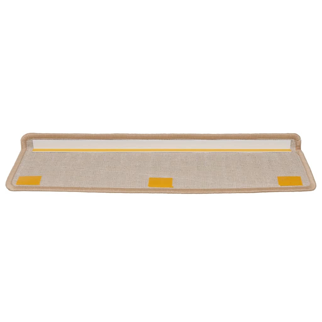 Stufenmatten 15 Stk. 65x21x4 cm Grau Rechteckiger Rand