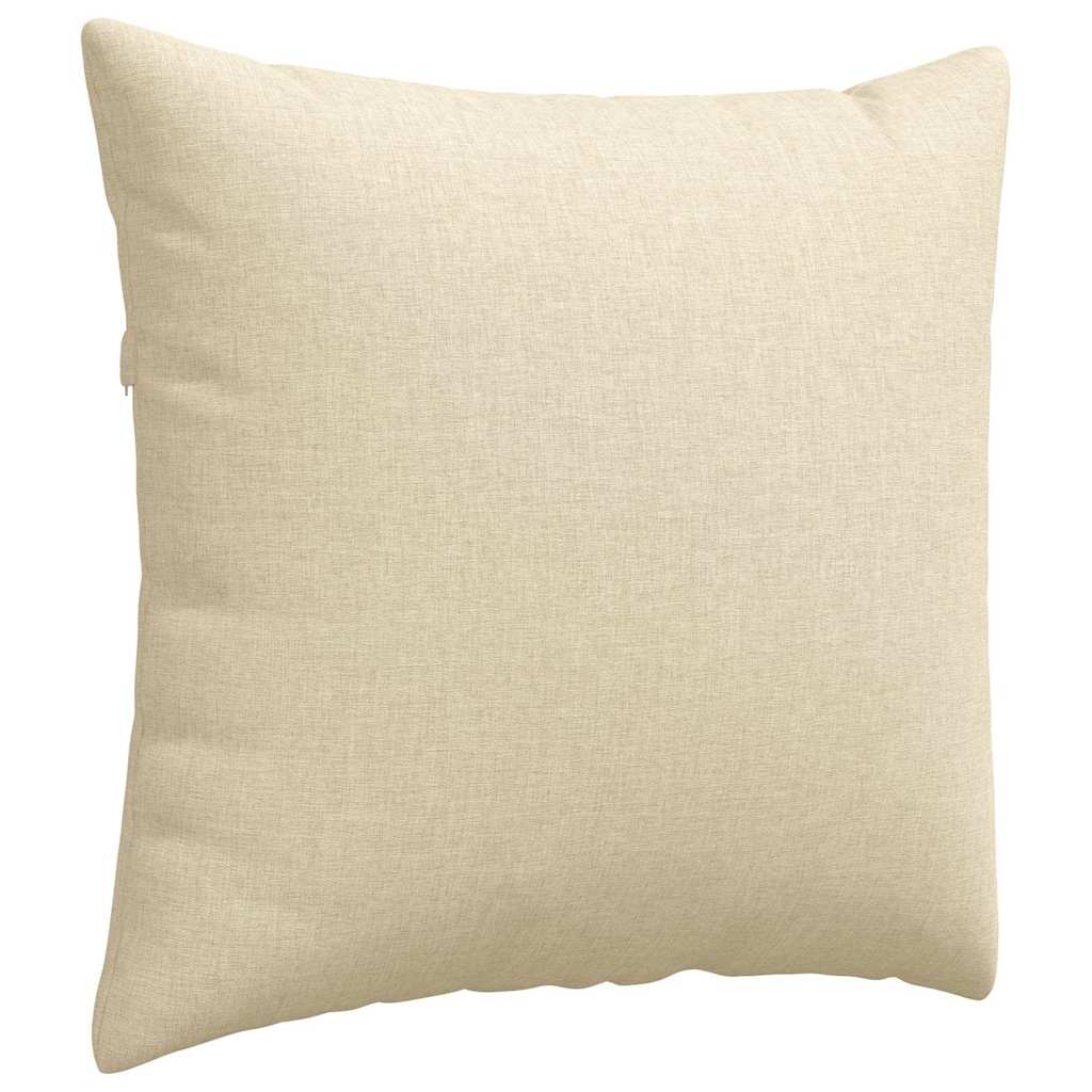 Sofakissen 2 pcs Hellgrau 50 x 30 cm Stoff