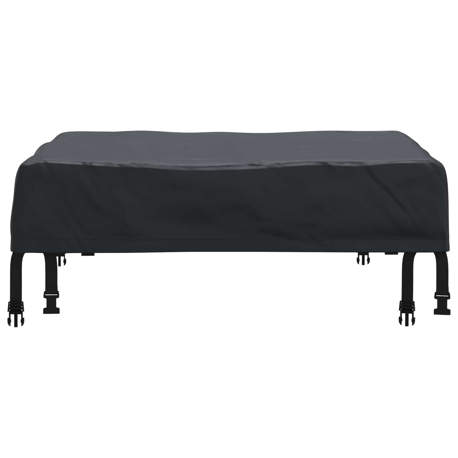Tischdecken Uni Schwarz 62 x 62 x 15 cm Stoff