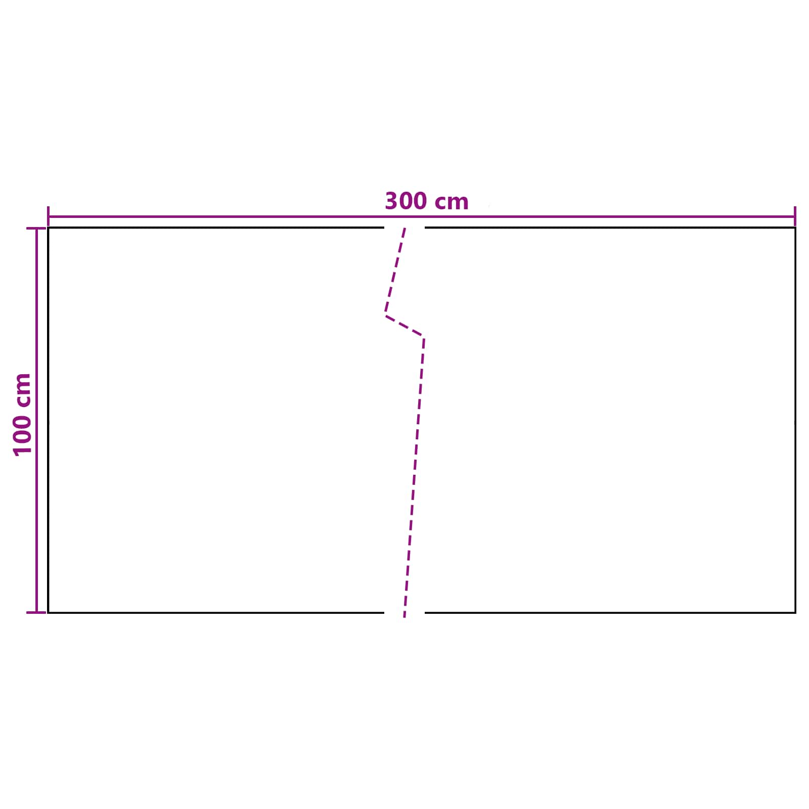 Balkon-Sichtschutz Anthrazit 300x90 cm Poly Rattan