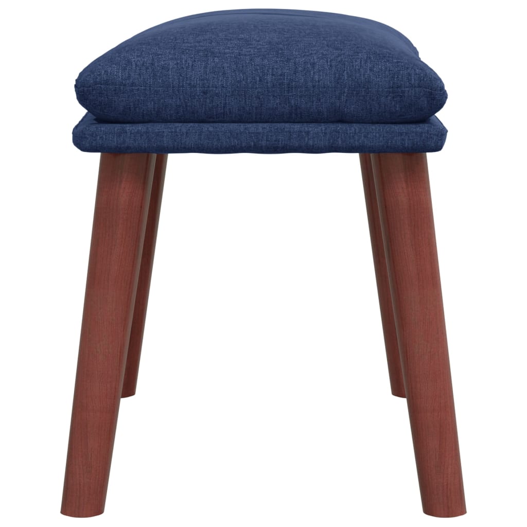 Fußhocker Hellgrau 45x29,5x35 cm Stoff