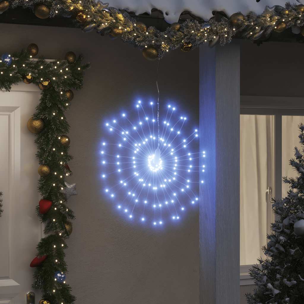 Weihnachtsbeleuchtung Feuerwerk 140 LEDs Warmweiß 17 cm