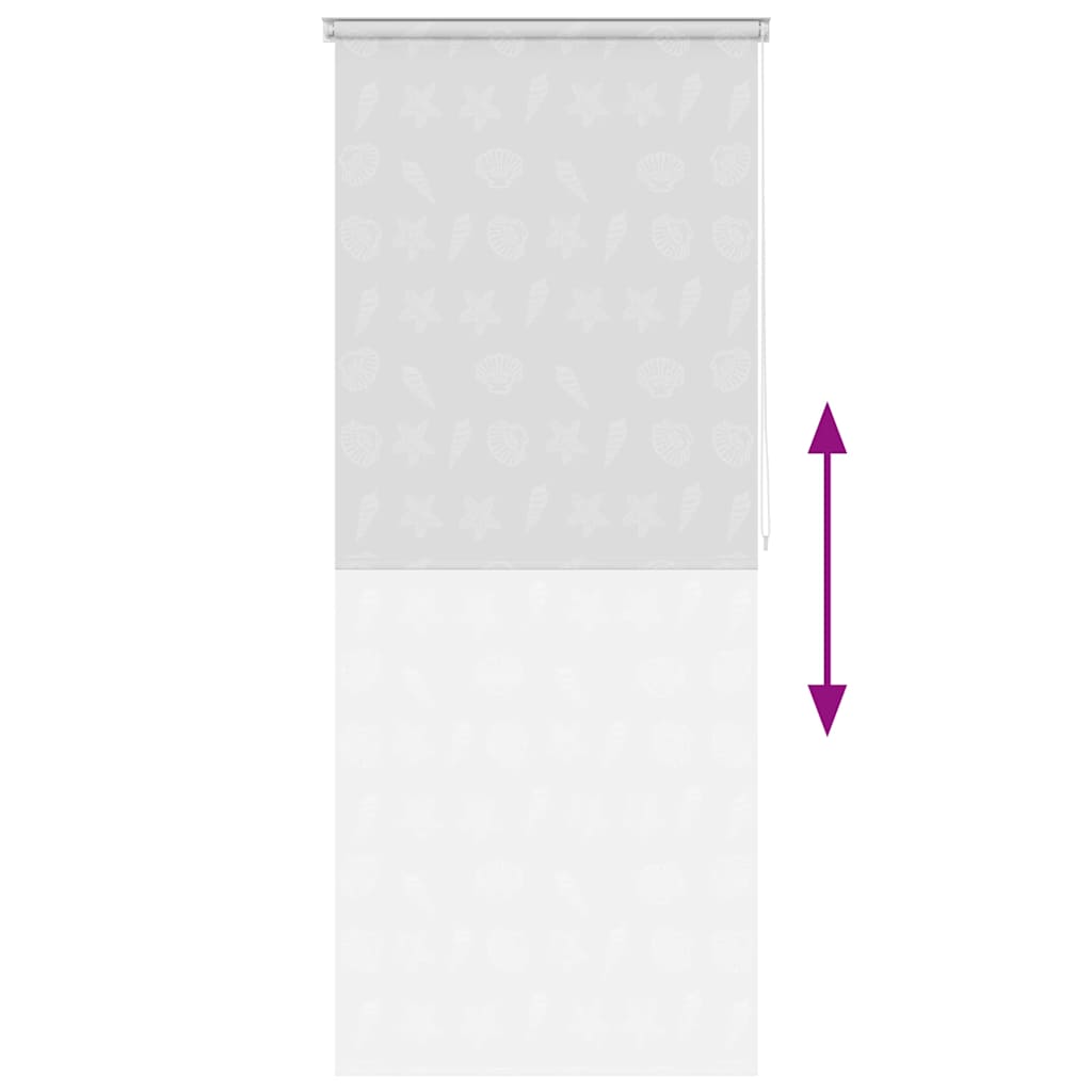 Duschrollo 80x240 cm Weiß