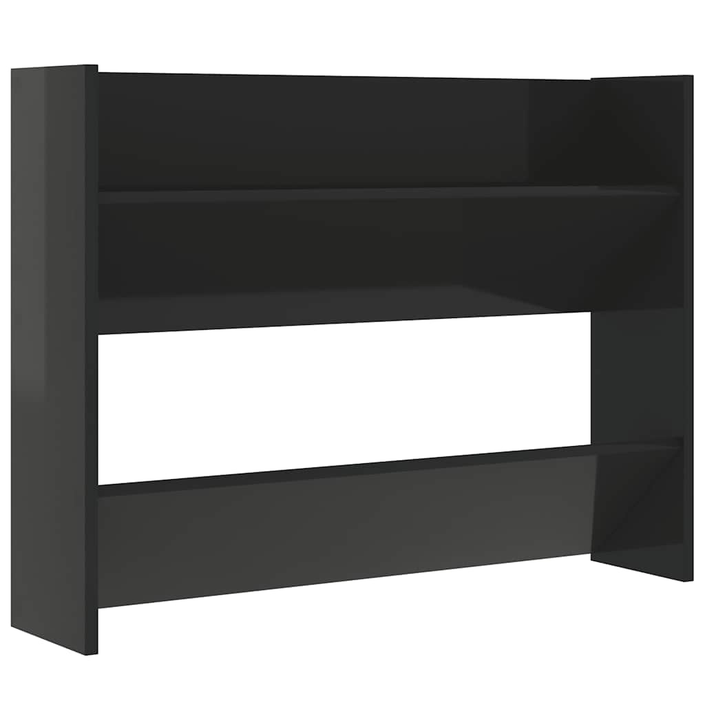 Wand-Schuhschränke 4 Stk. Weiß 60x18x60 cm Holzwerkstoff