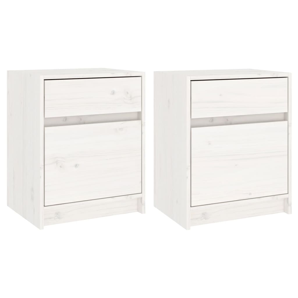 Nachtschrank 40x31x50 cm Massivholz Kiefer