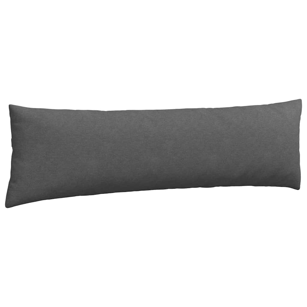 Sofakissen 2 Stück Hellgrau 50 x 30 cm Cordstoff