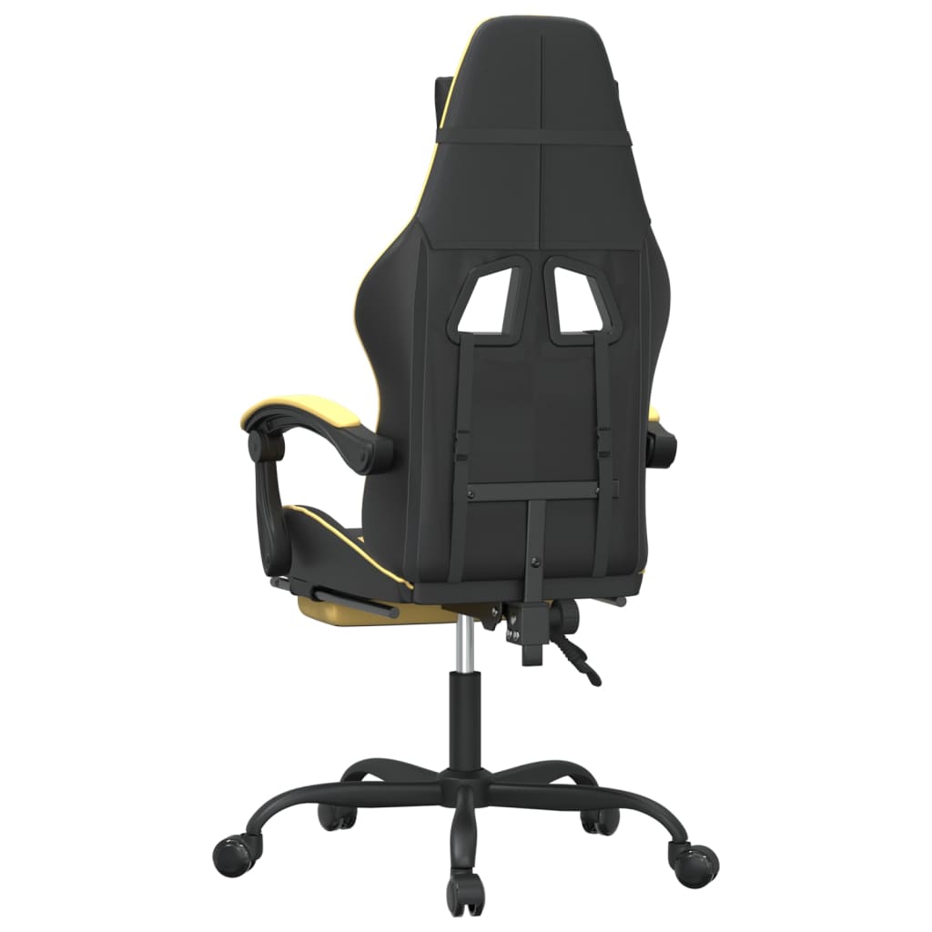 Gaming-Stuhl Drehbar Schwarz und Rot Kunstleder