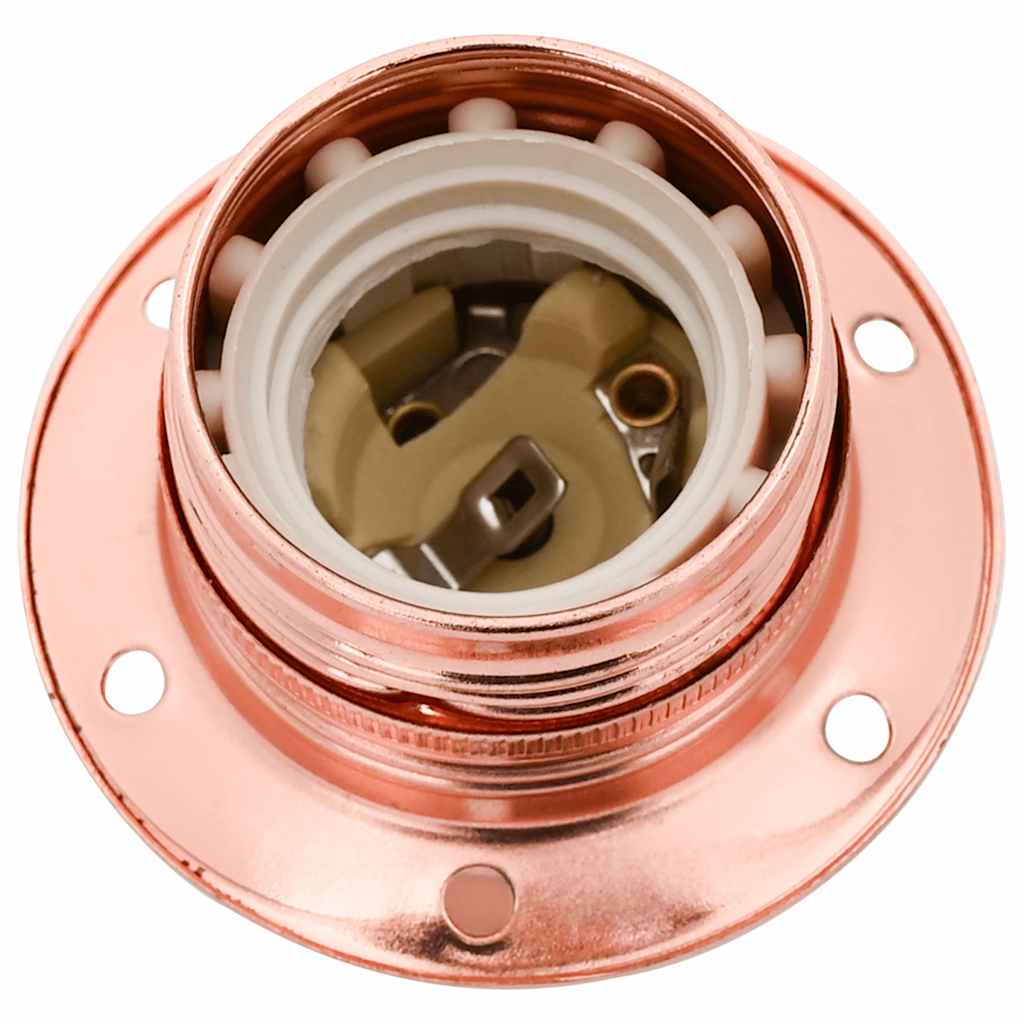 Lampenfassungen 2 Stk. Rot-Bronze E27