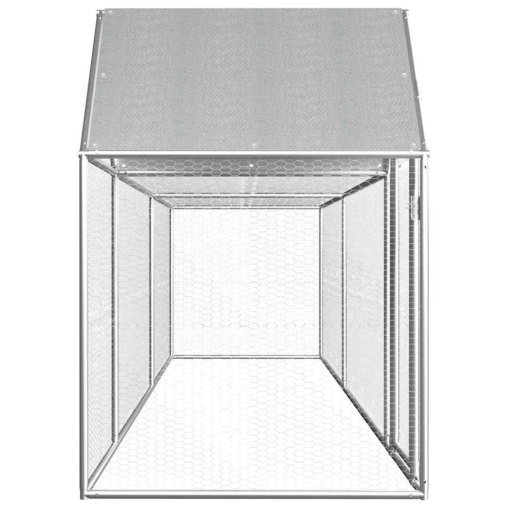 Hühnerstall 2x1x1,5 m Verzinkter Stahl