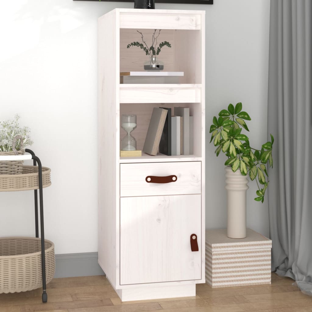 Highboard 34x40x108,5 cm Massivholz Kiefer