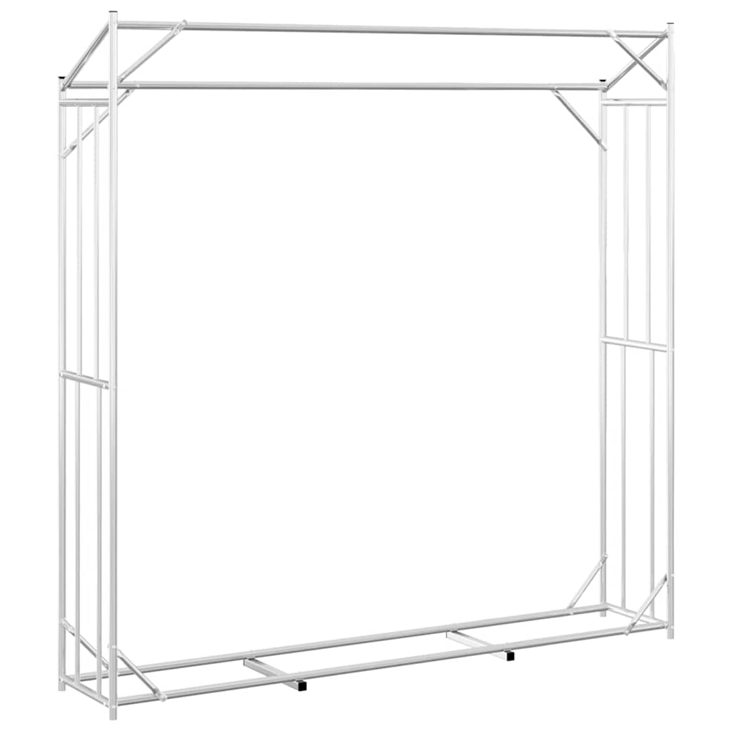 Brennholzregal mit Regenschutz 100,5x40,5x110,5 cm