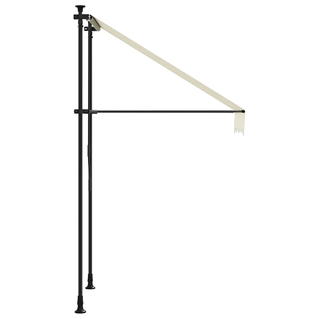 Einziehbare Markise Handbetrieben 150 cm Anthrazit