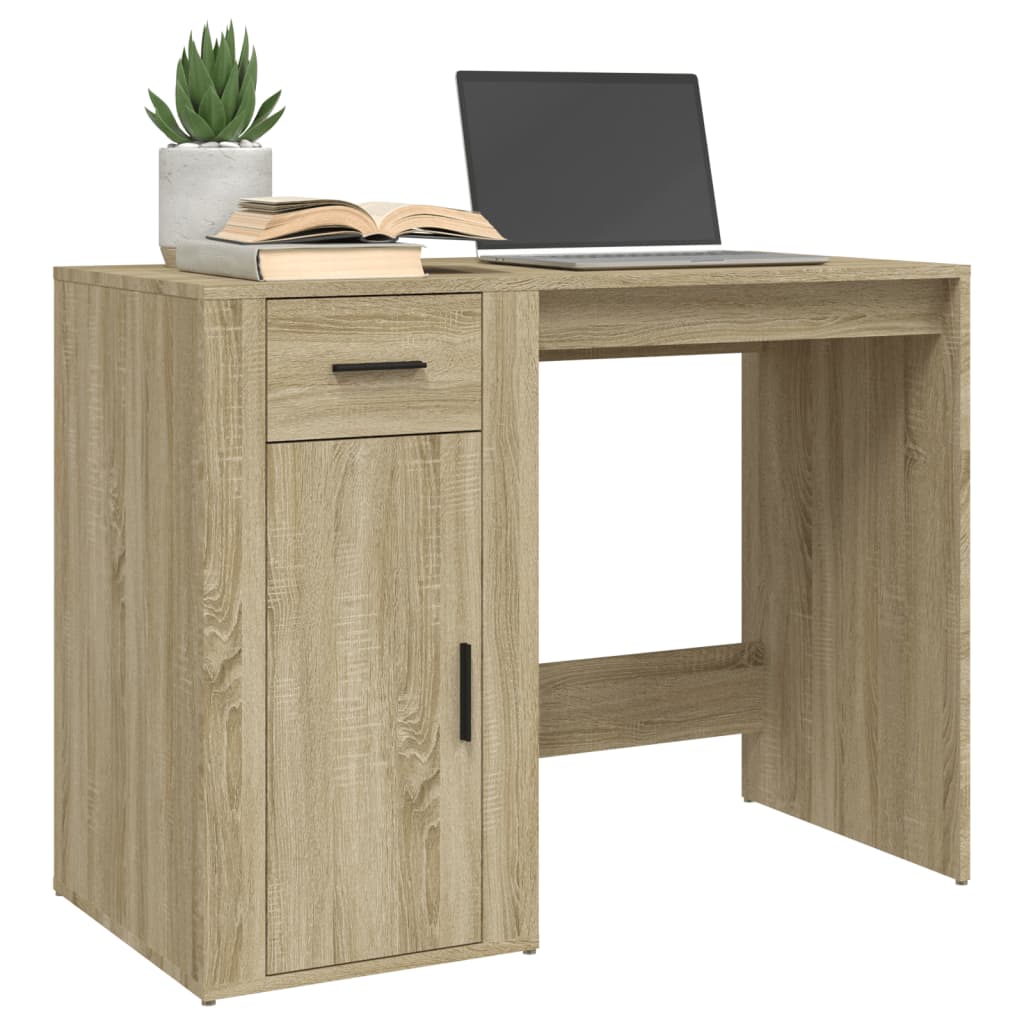 Schreibtisch Weiß 100x49x75 cm Holzwerkstoff