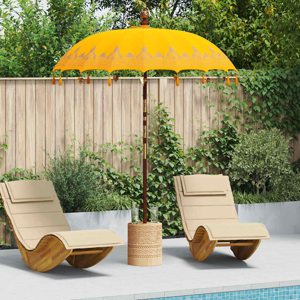 Balinesischer Sonnenschirm Creme 185 x 185 x 260 cm