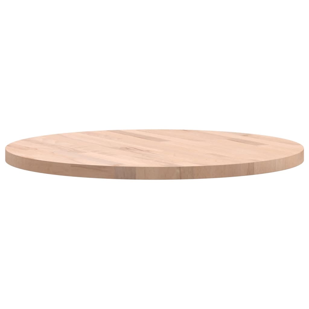 Tischplatte Ø30x1,5 cm Rund Massivholz Buche