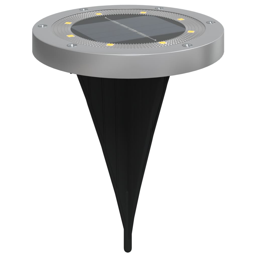 Solar-Bodenleuchten mit Erdspieß 4 Stk. Warmweiß