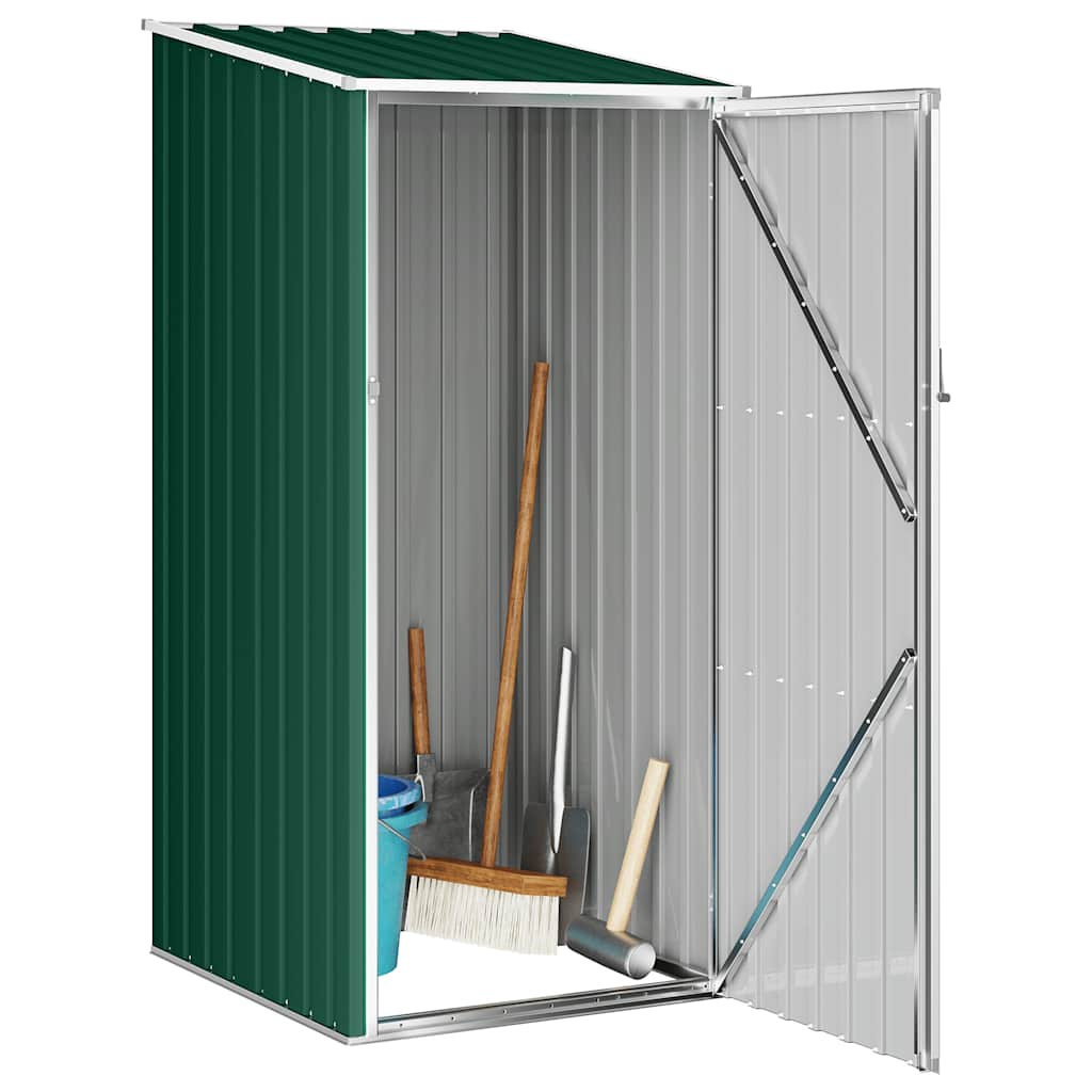 Gerätehaus Grün 87x98x159 cm Verzinkter Stahl