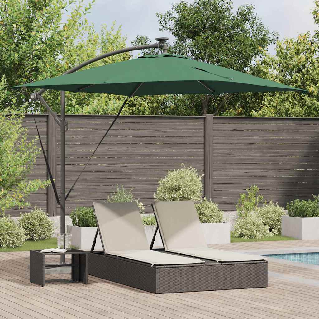Sonnenschirm Sand 249 x 249 x 250 cm Polyester und Aluminium