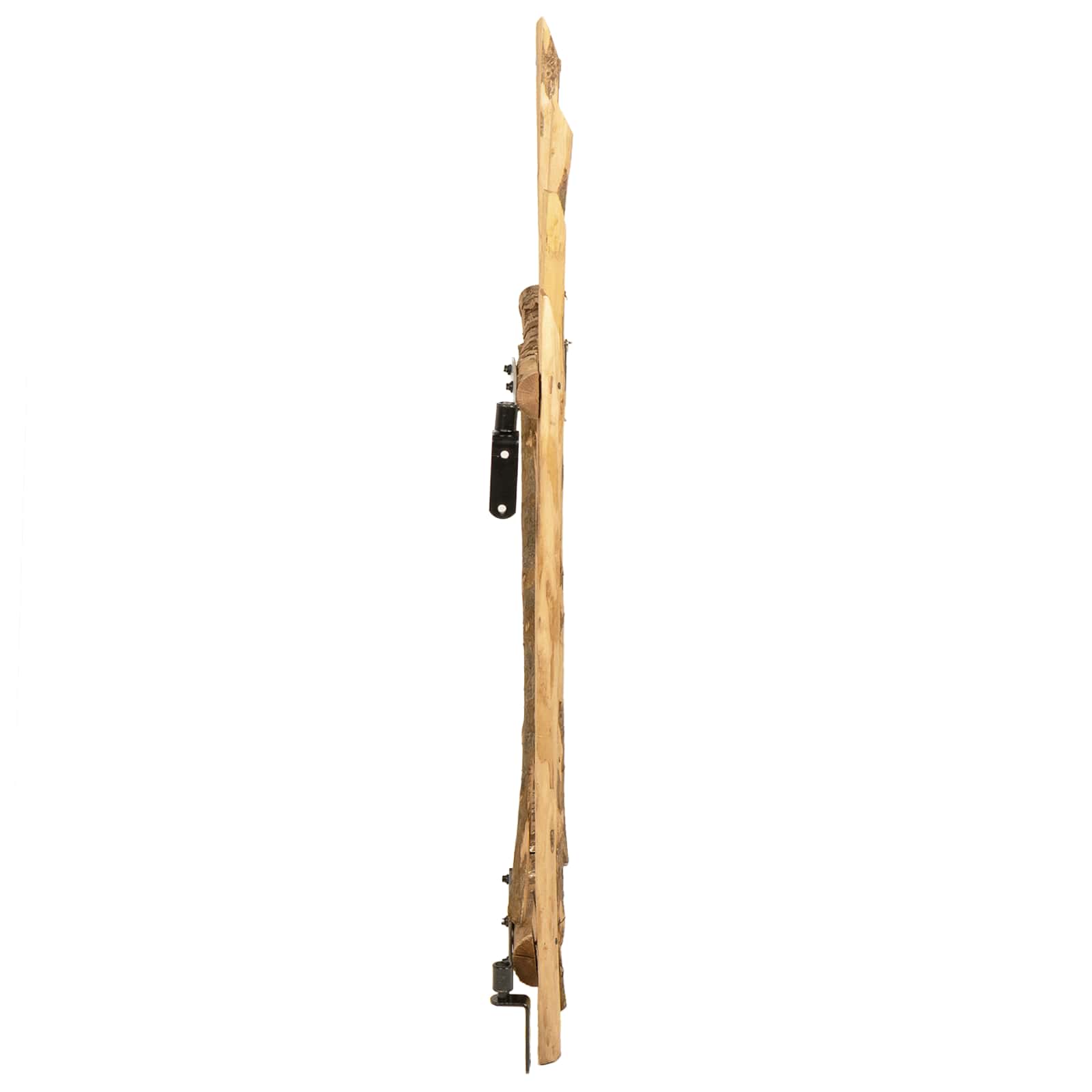 Bogenzauntor 100 x 90 cm Imprägniertes Haselholz Natur