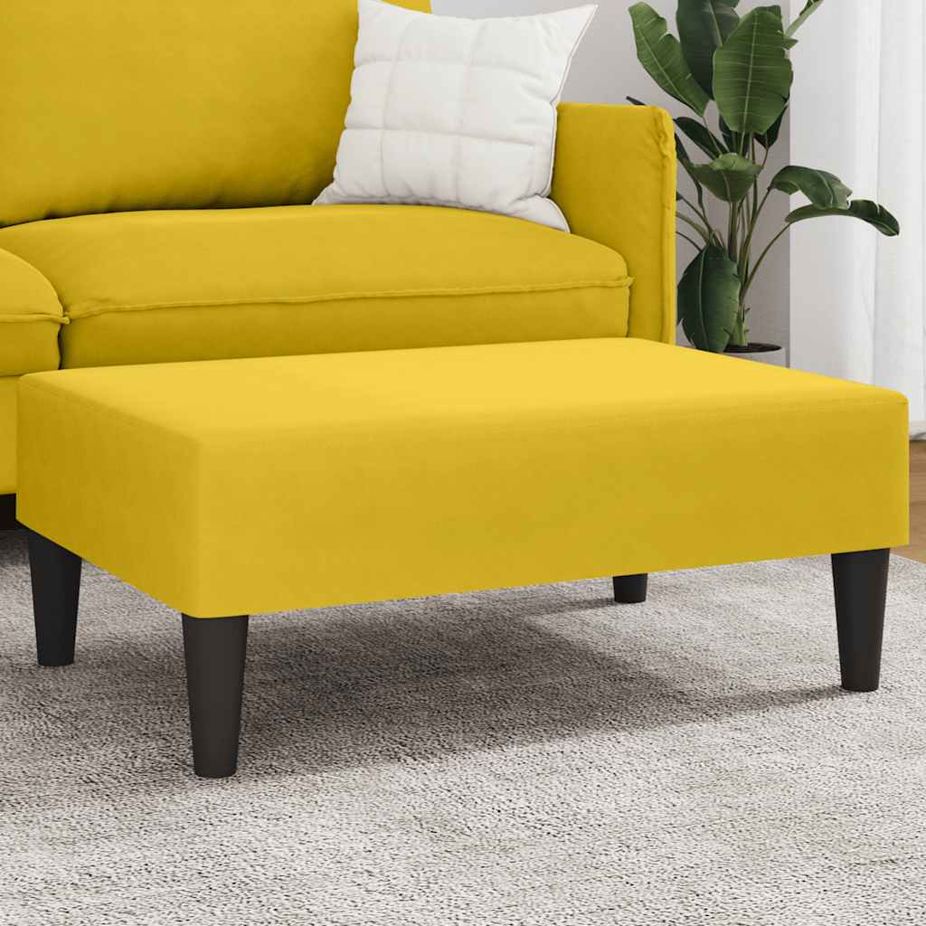 Fußhocker Blau 77x55x31 cm Samt