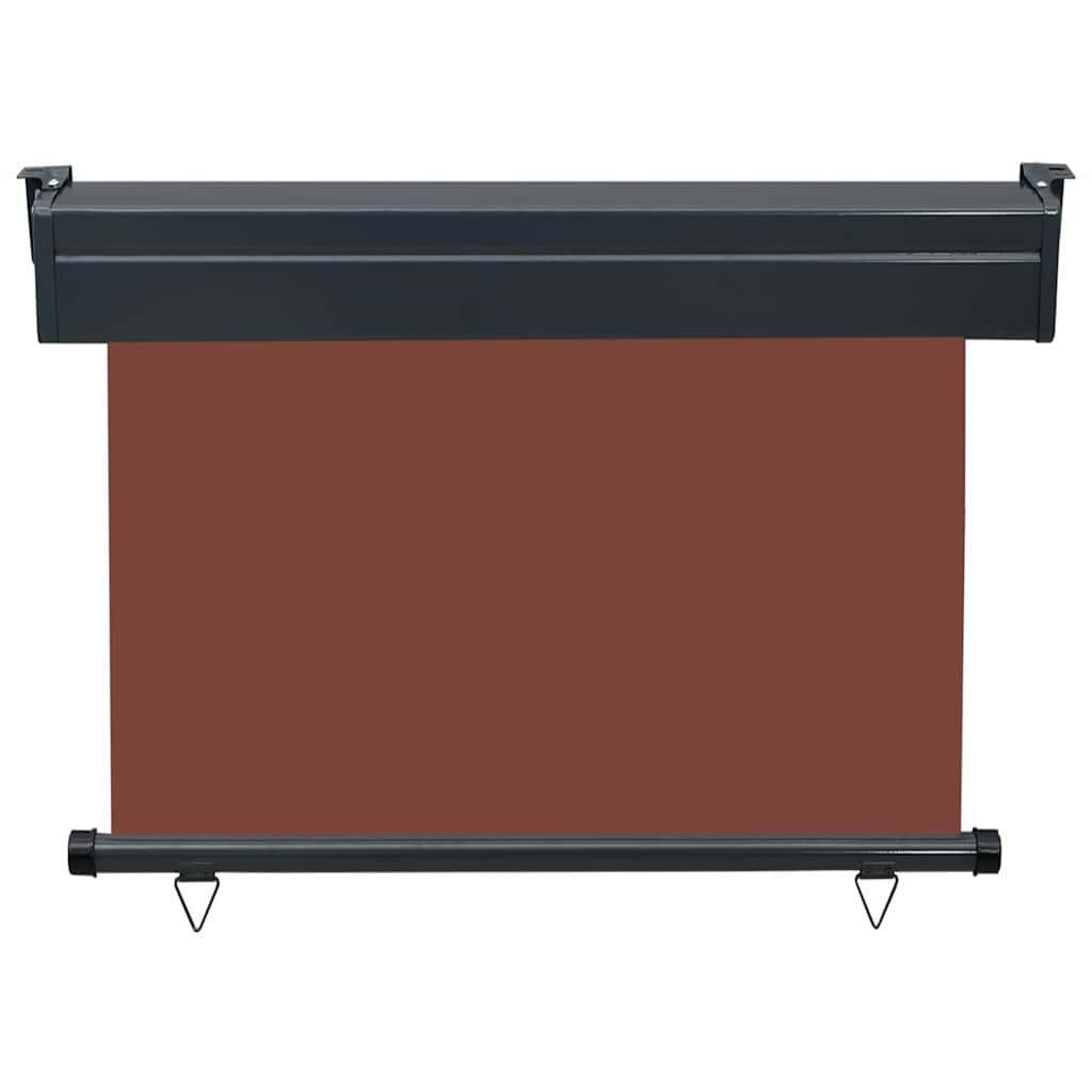 Balkon Seitenmarkise 60 x 250 cm 100% Polyester Eisen Stahl