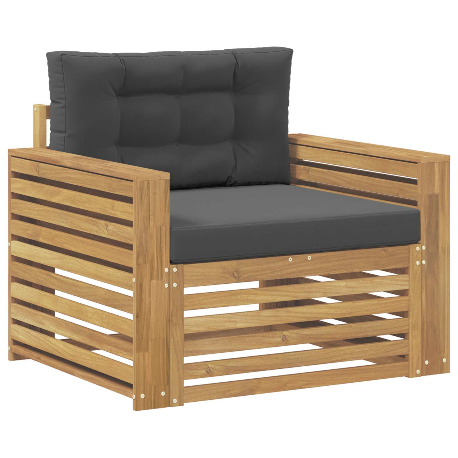 2 Stück Outdoor-Sofa Natur
