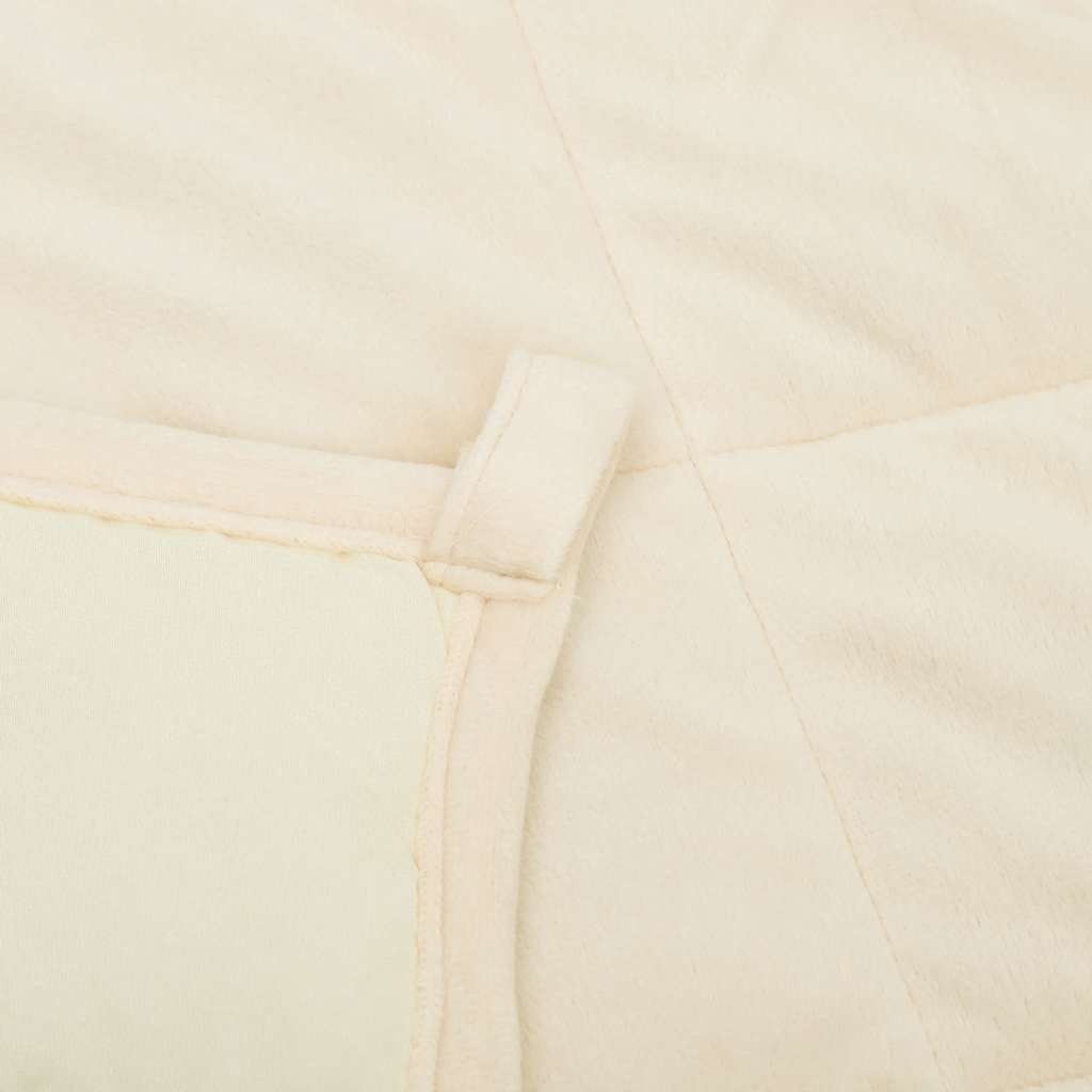 Gewichtsdecke Grau 122x183 cm 5 kg Stoff