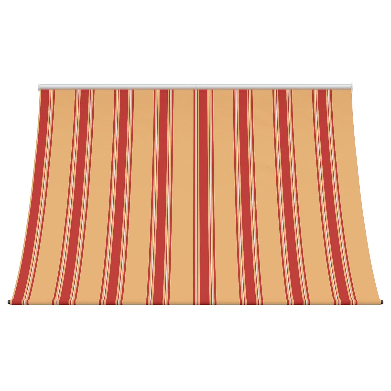 Einziehbare Markise 150×150 cm Blau und Weiß