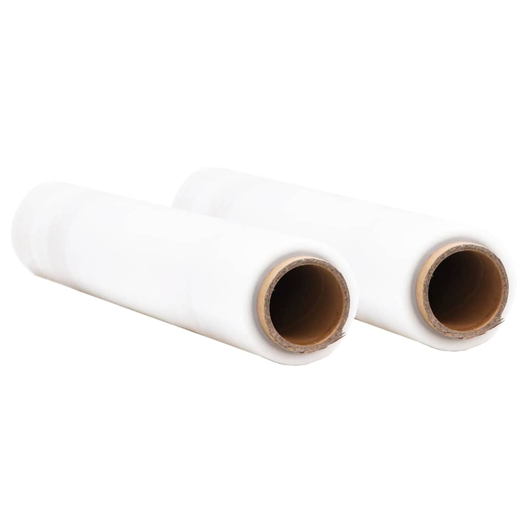 Stretchfolie 2 Stk. Transparent 17 μm 50 cm x 150 m