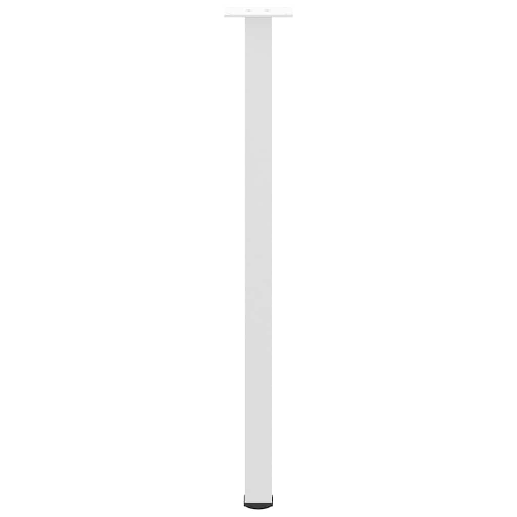 Bartischbeine 4 Stk. Schwarz 100-102 cm Stahl