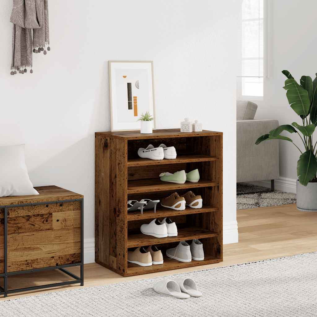 Schuhschrank Weiß 60x35x70 cm Holzwerkstoff