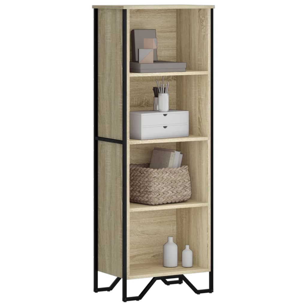 Bücherregal Schwarz 80x31x169 cm Holzwerkstoff