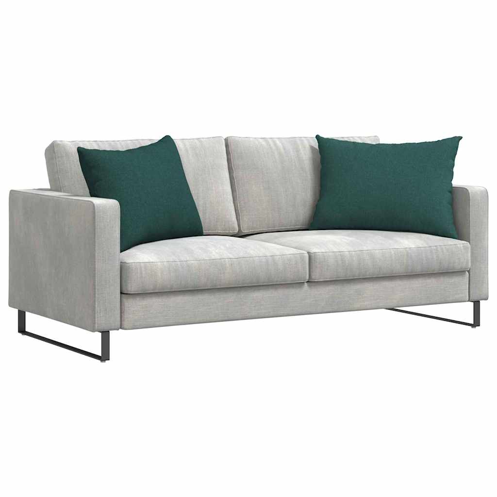 Sofakissen 2 pcs Hellgrau 50 x 30 cm Stoff