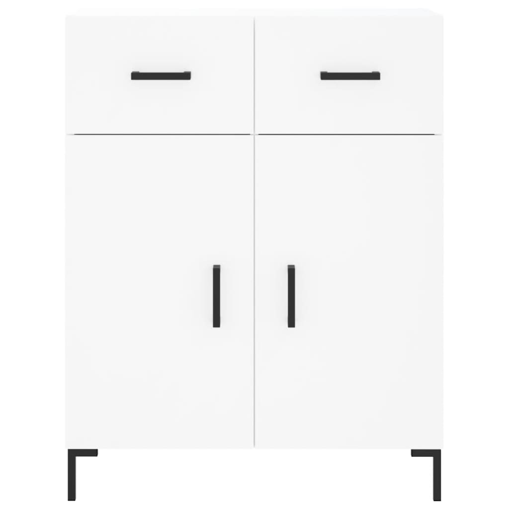 Highboard Betongrau 69,5x34x180 cm Holzwerkstoff