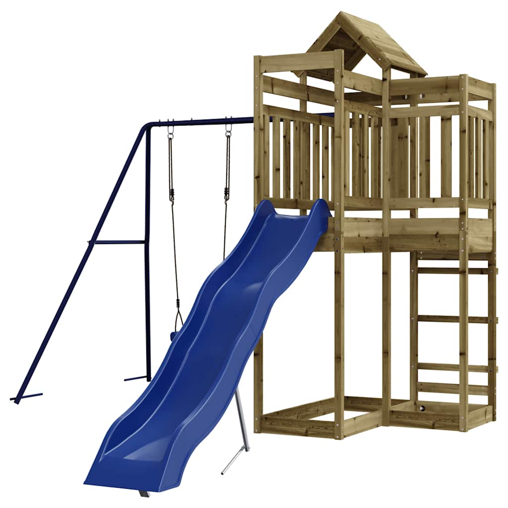 Spielturm Massivholz Kiefer