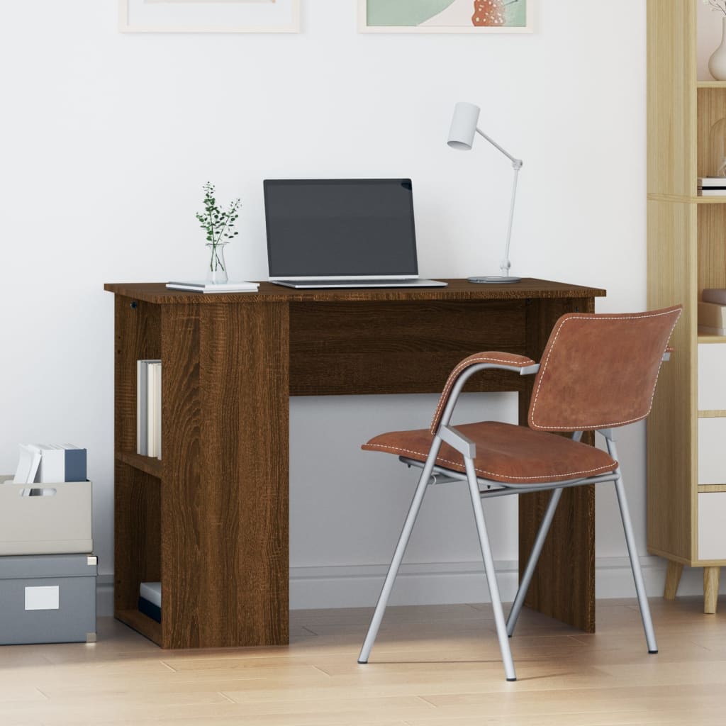 Schreibtisch Weiß 100x55x75 cm Holzwerkstoff