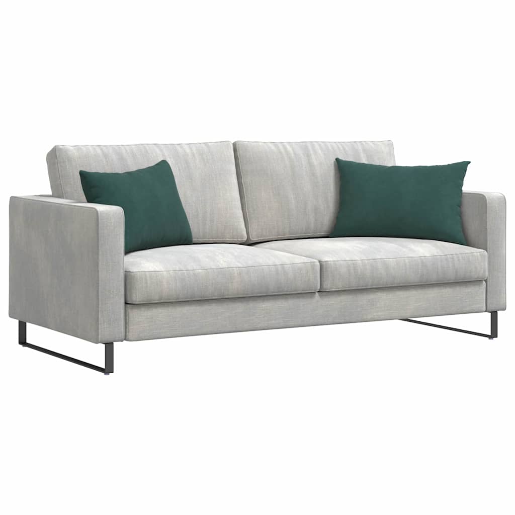 Sofakissen 2 Stück Blau 50 x 30 cm Cordstoff