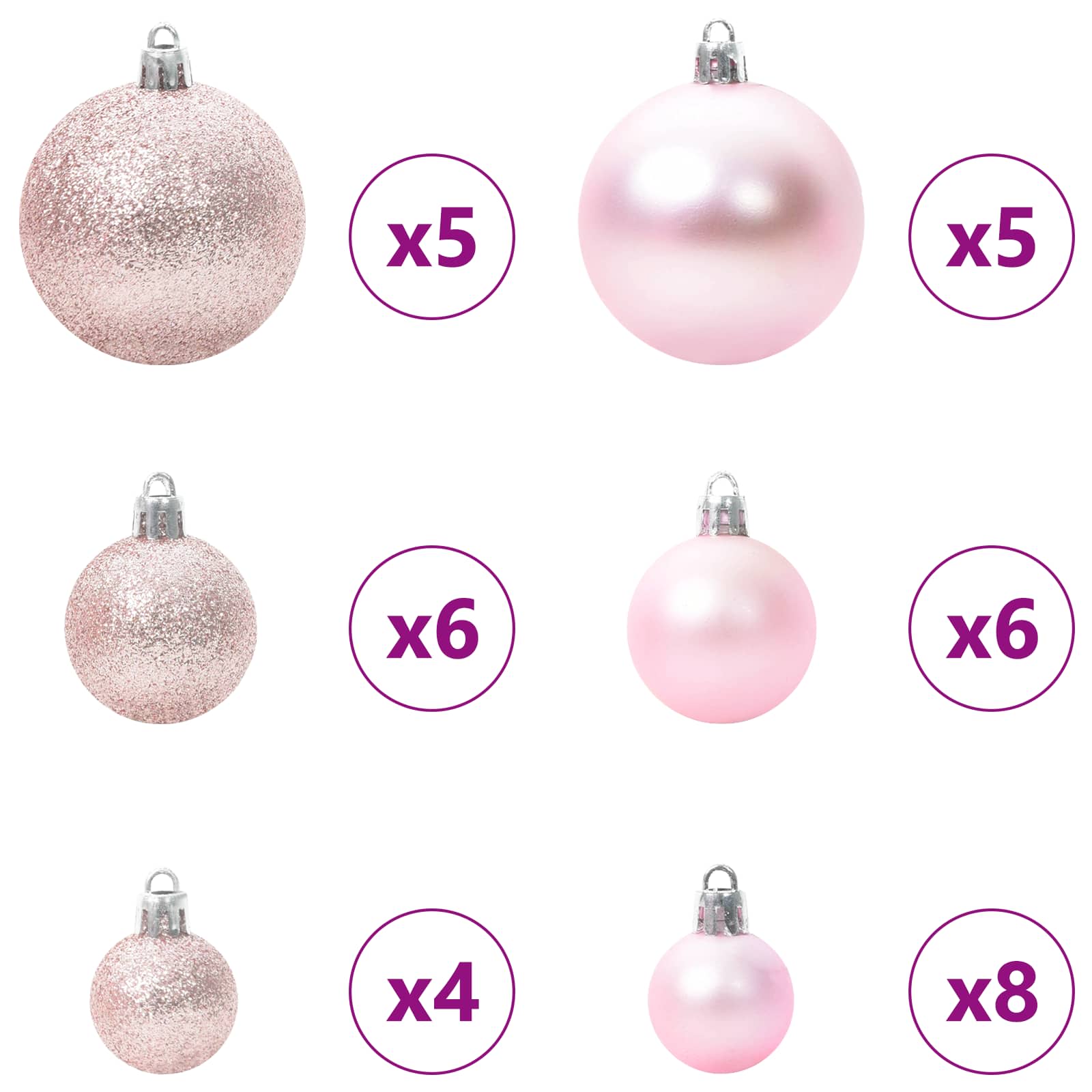 Künstlicher Weihnachtsbaum Weiß 120 cm PVC und Stahl