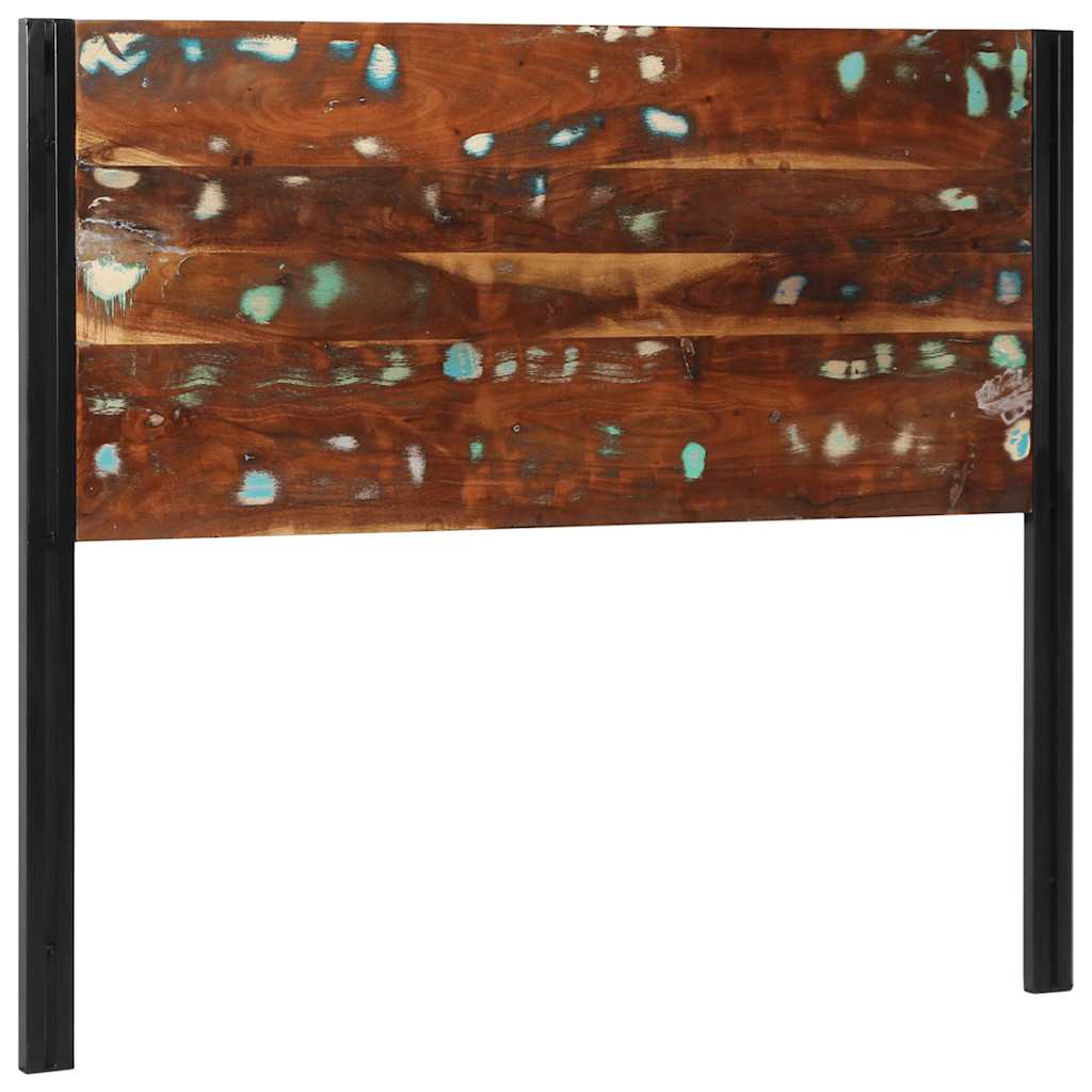 Kopfteil 100 cm Massivholz Mango und Eisen
