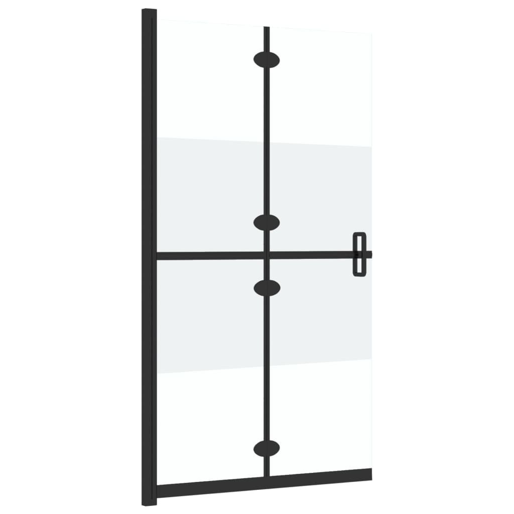 Faltbare begehbare Duschwand Transparentes ESG Glas 70x190 cm