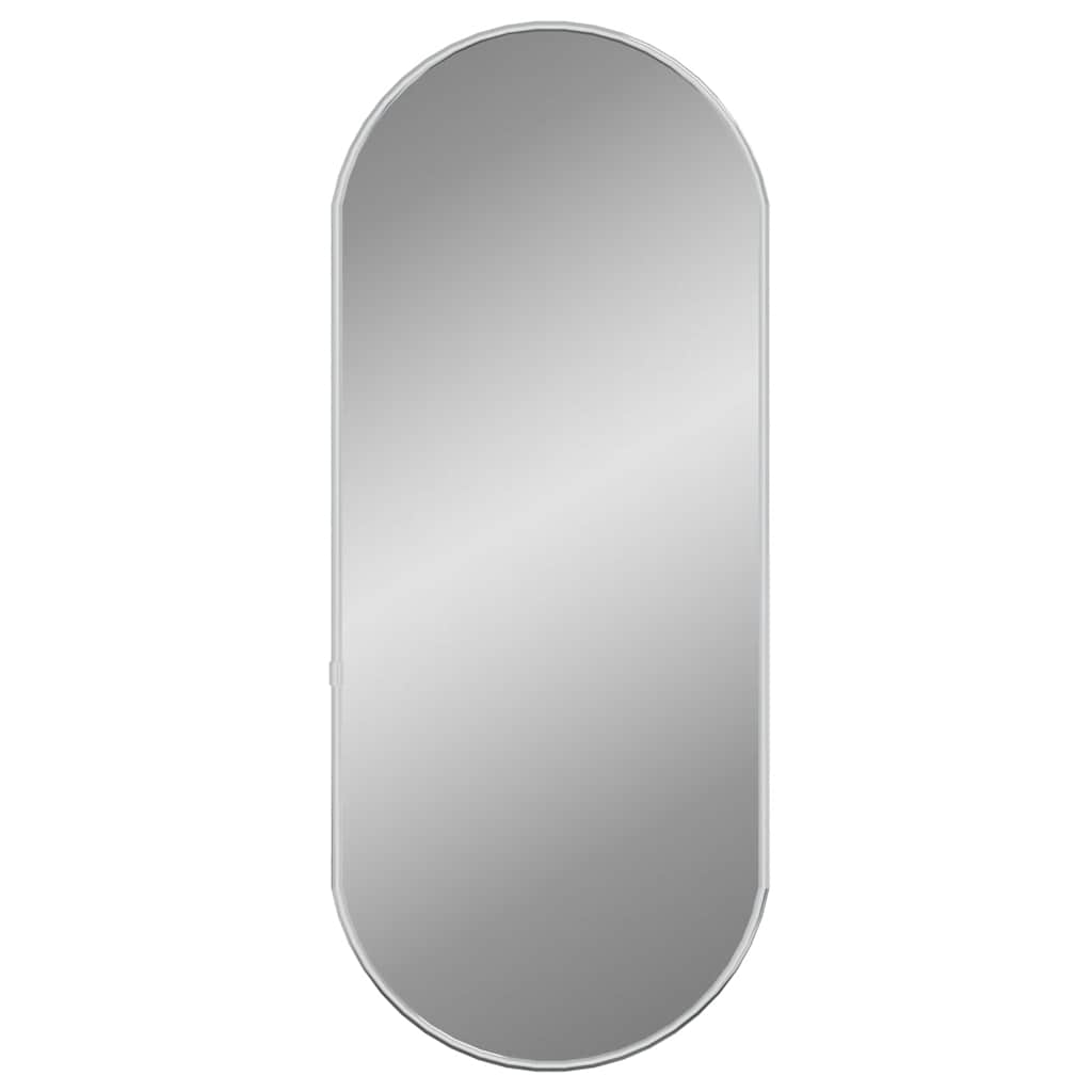 Wandspiegel Silbern 50x20 cm Oval