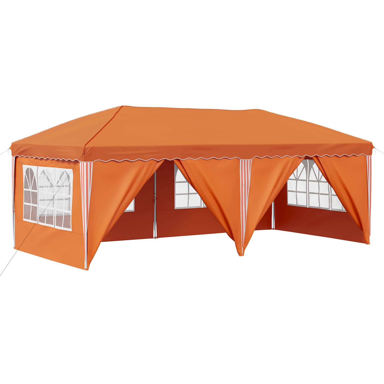 Pop-up Partyzelt 575 x 290 x 245 cm Creme