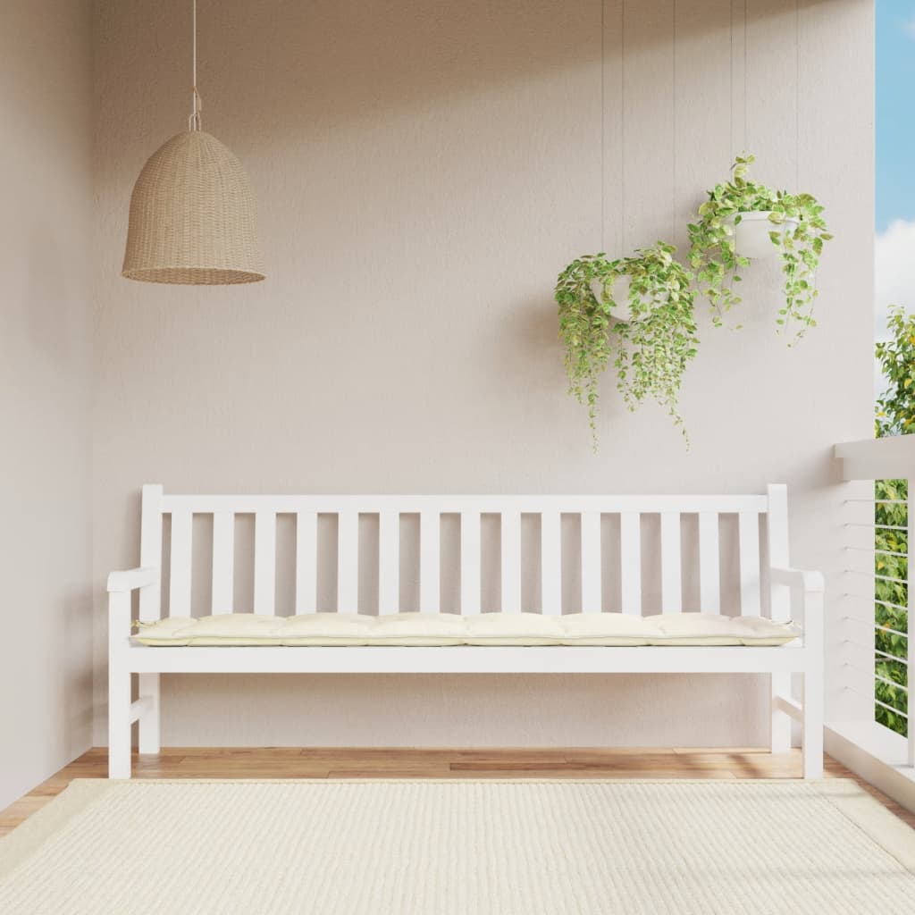 Gartenbank-Auflage Anthrazit 100x50x7 cm Oxford-Gewebe