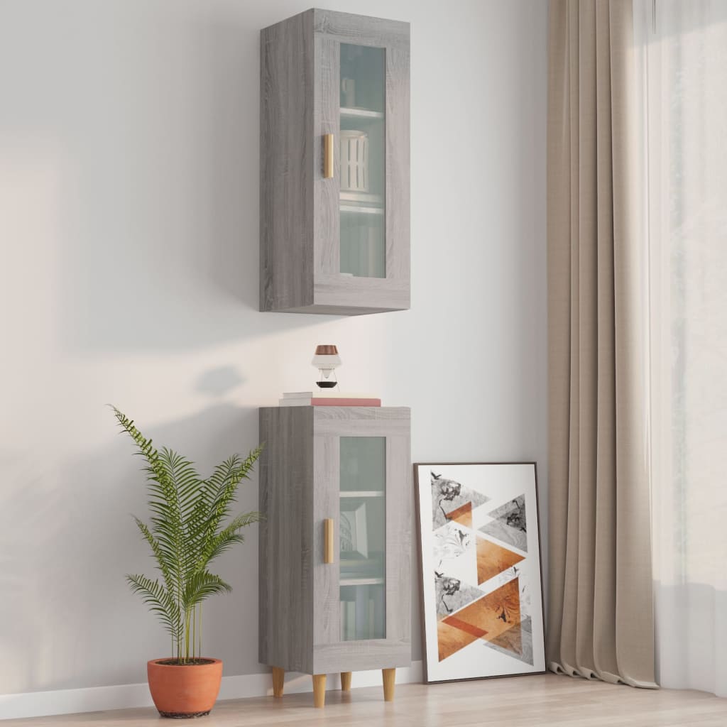 Hängeschrank Weiß 34,5x34x90 cm