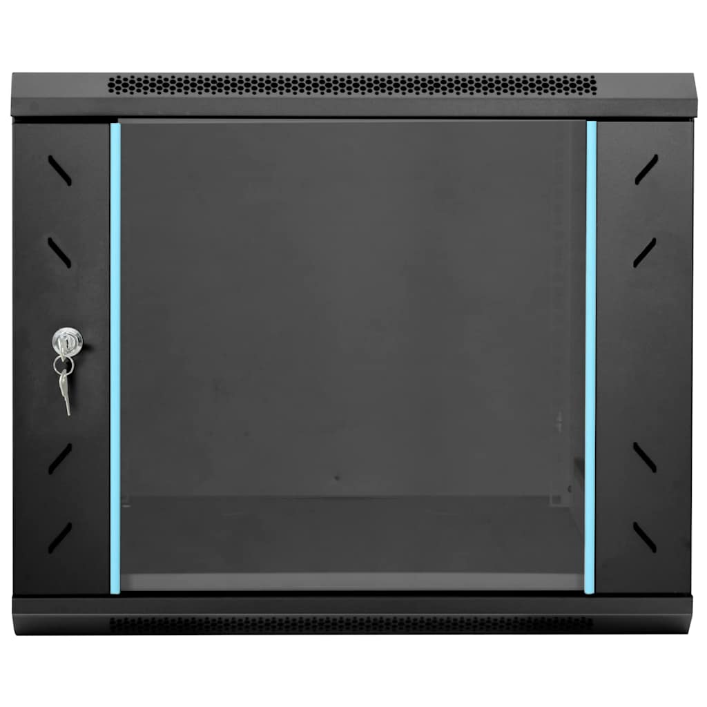 Netzwerkschrank mit Speicher Grau 60 x 45 x 28 cm Stahl