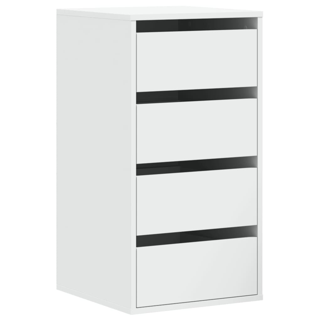Schubladenschrank Schwarz Eichen-Optik 41 x 40 x 58 cm