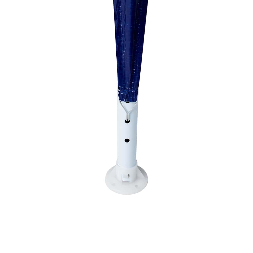 Party-Zelt Weiß 400 x 400 x 266 cm Polyethylen und Stahl